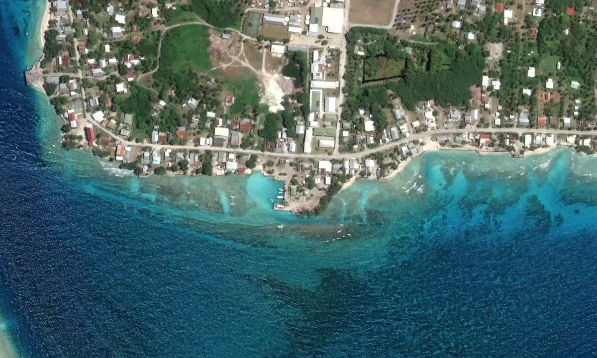 Satelite image of Marina Rangiroa