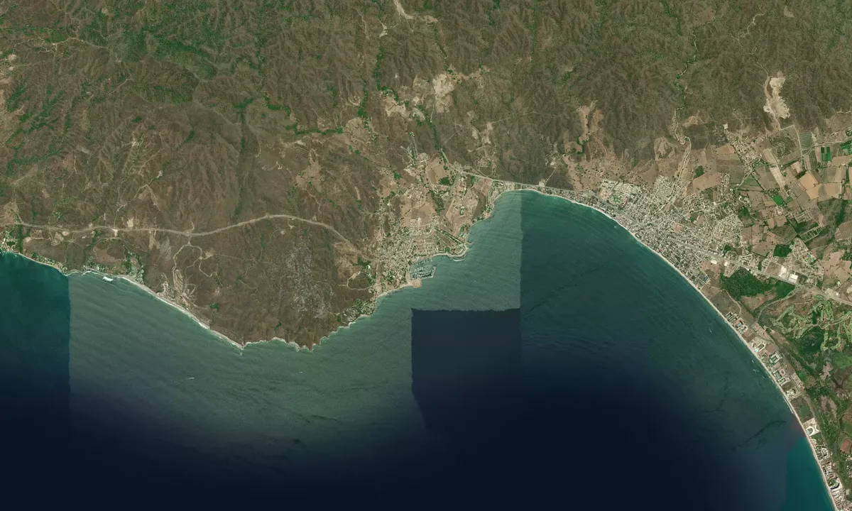 Flyfoto av Marina Riviera Nayarit