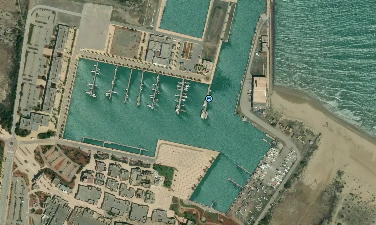 Satelite image of Marina Saïdia