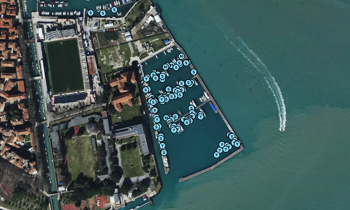 Satelite image of Marina Santelena