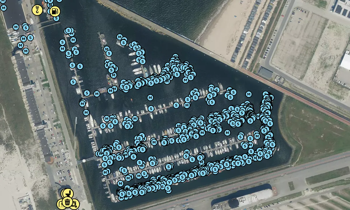 Satelite image of Marina Seaport IJmuiden