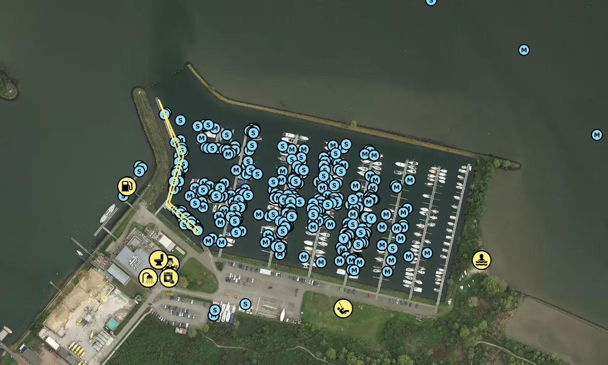 Satelite image of Marina Stellendam - Goeree-Overflakkee