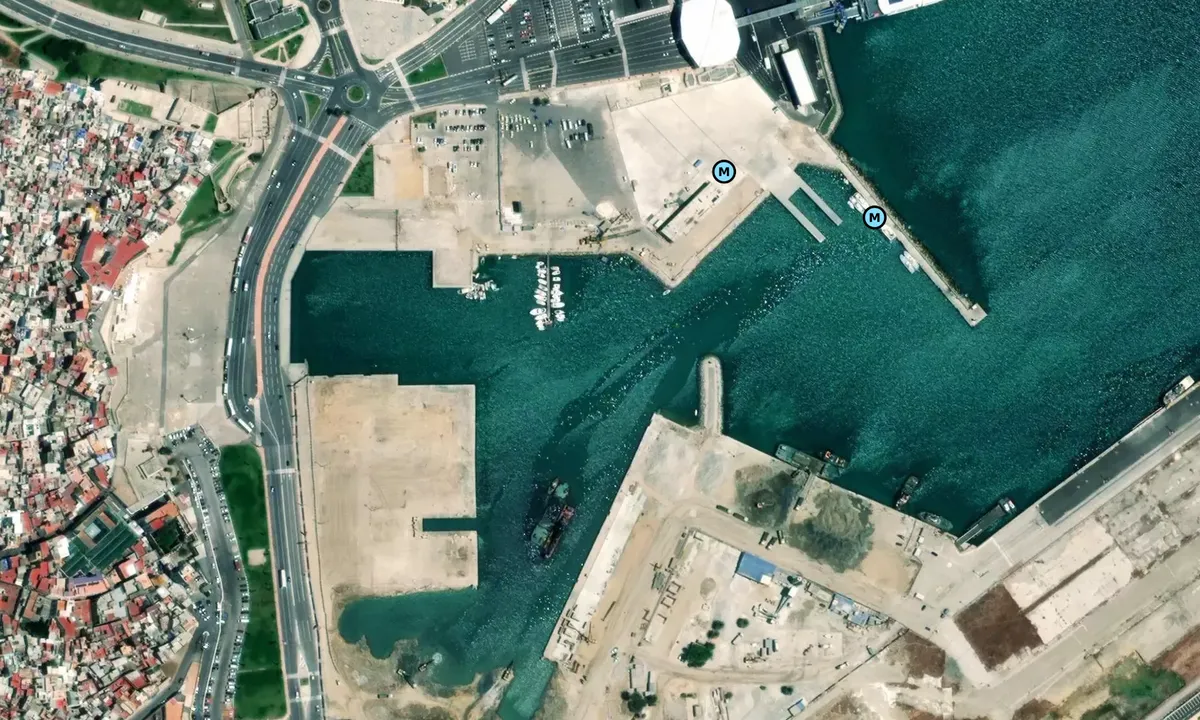 Satelite image of Marina Tangier