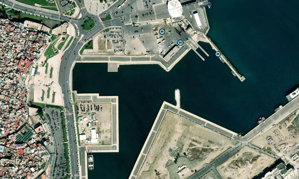 Satelite image of Marina Tangier
