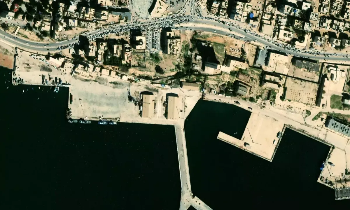 Satelite image of Marina - Tobruk, Libya