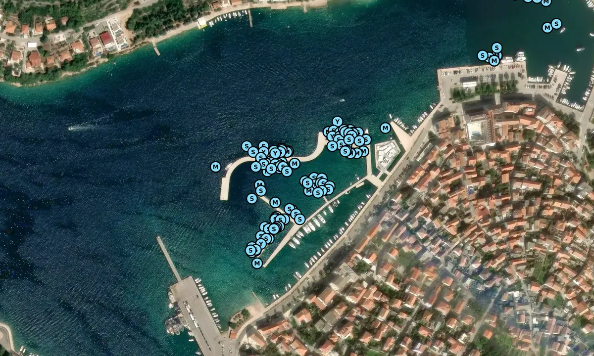 Satelite image of Marina Vela Luka