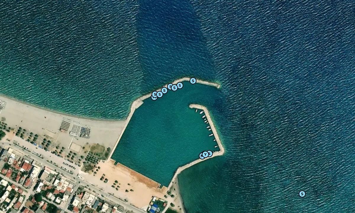 Satelite image of Marina Vrachati