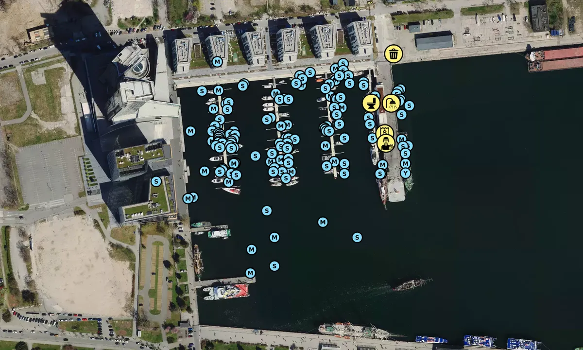 Satelite image of Marina Yacht Park