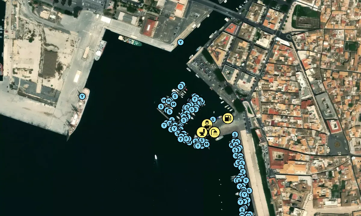 Satelite image of Marina Yachting Syracuse