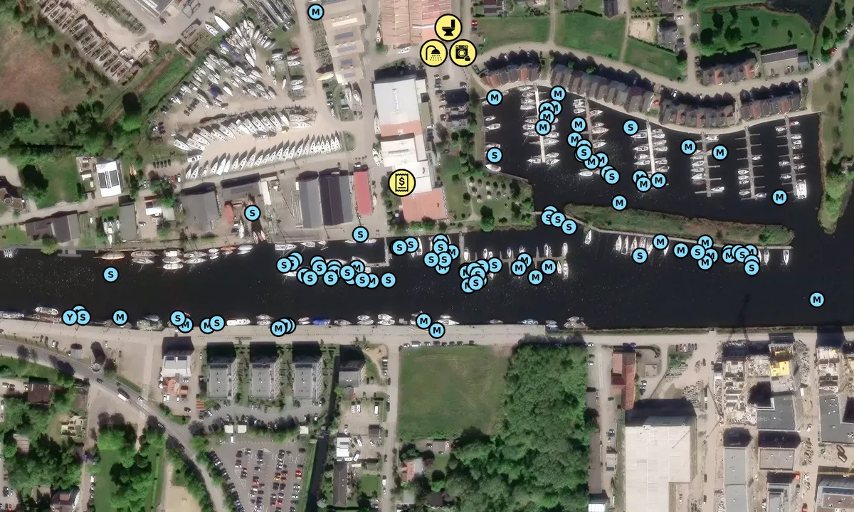 Satelite image of Marina Yachtzentrum