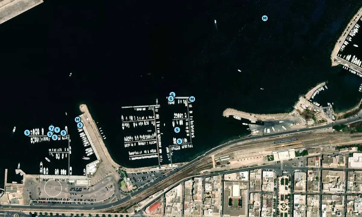 Satelite image of Marina Yatching Portolano
