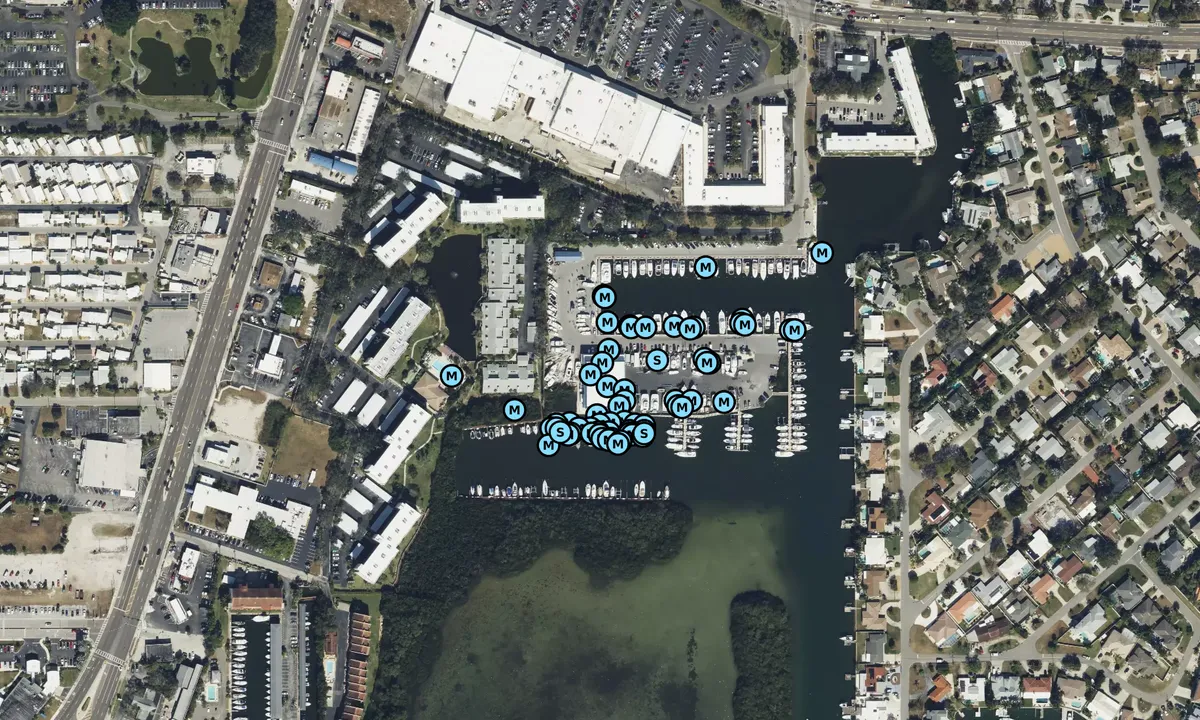 Satelite image of Marine Max St. Petersburg