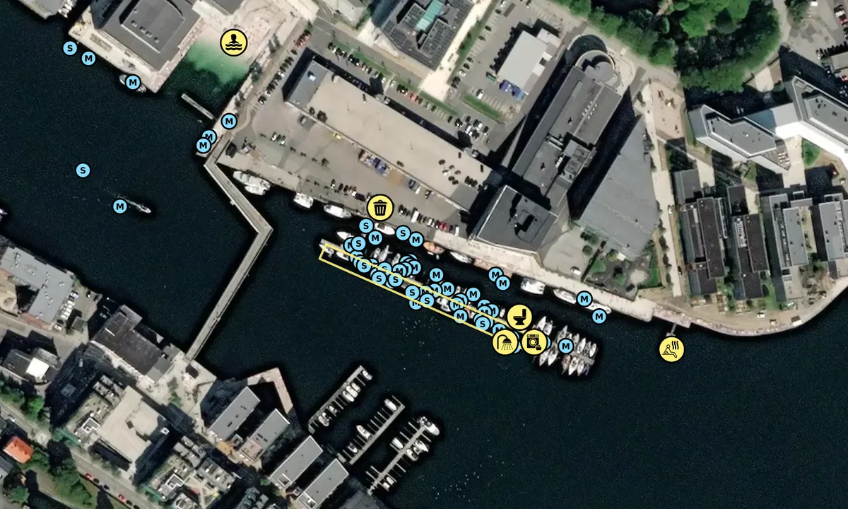 Satelite image of Marineholmen