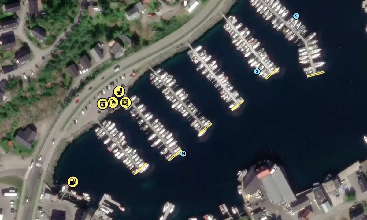 Satelite image of Marinepollen - Svolvær