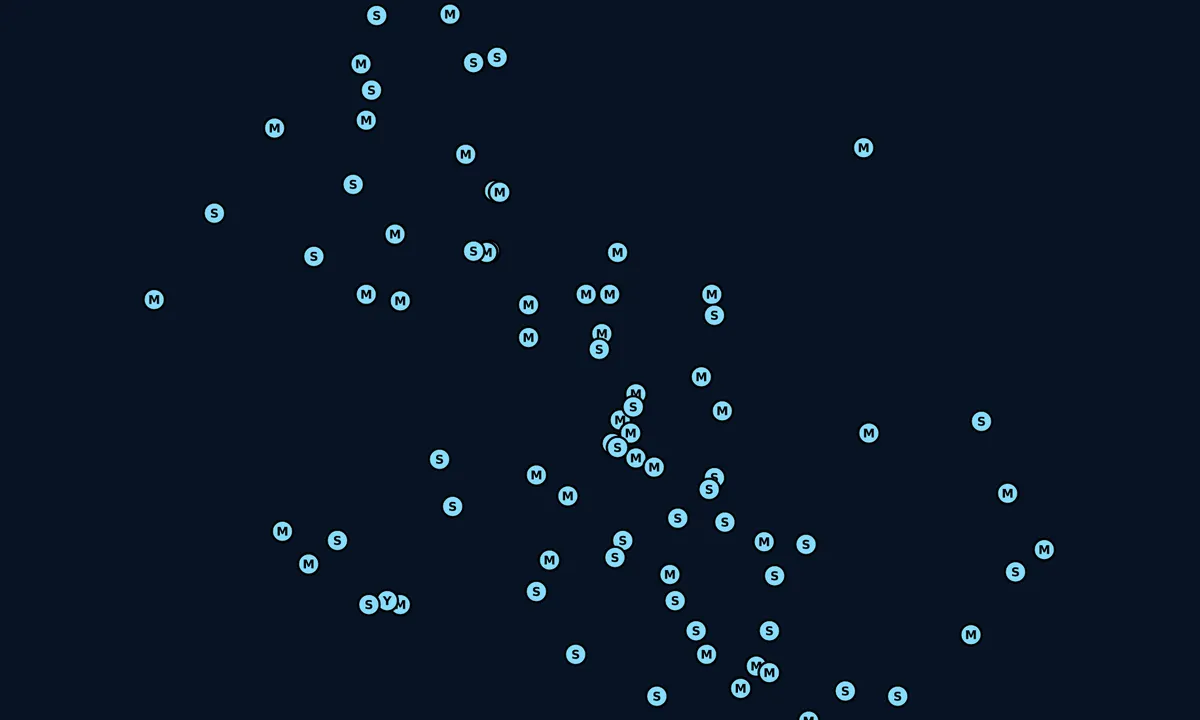 Satelite image of Markerwadden strand