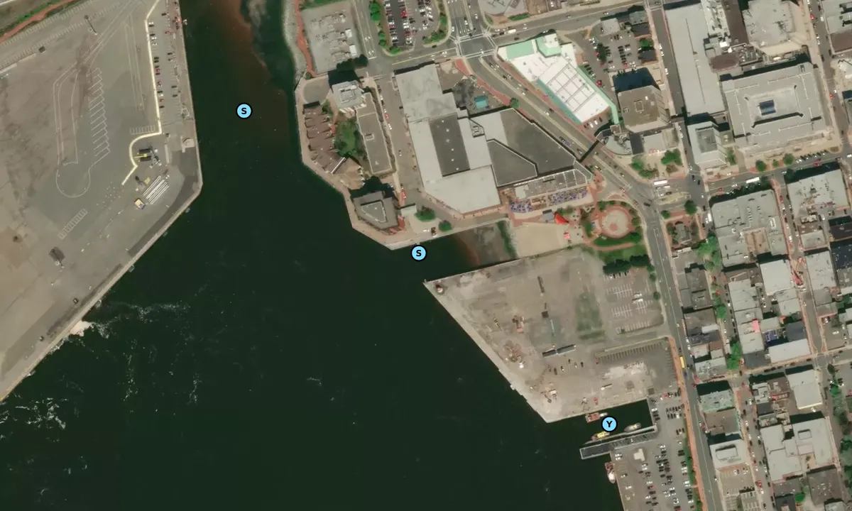 Satelite image of Market Slip