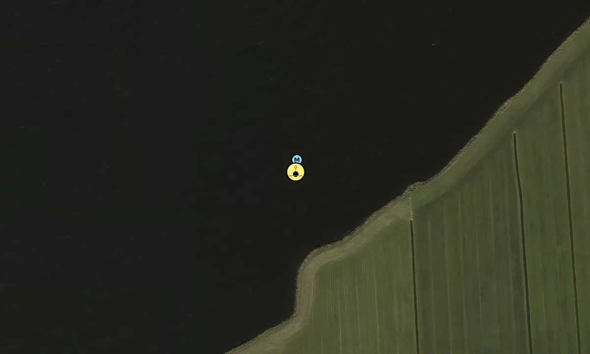 Satelite image of Marrekrite buoy MB21