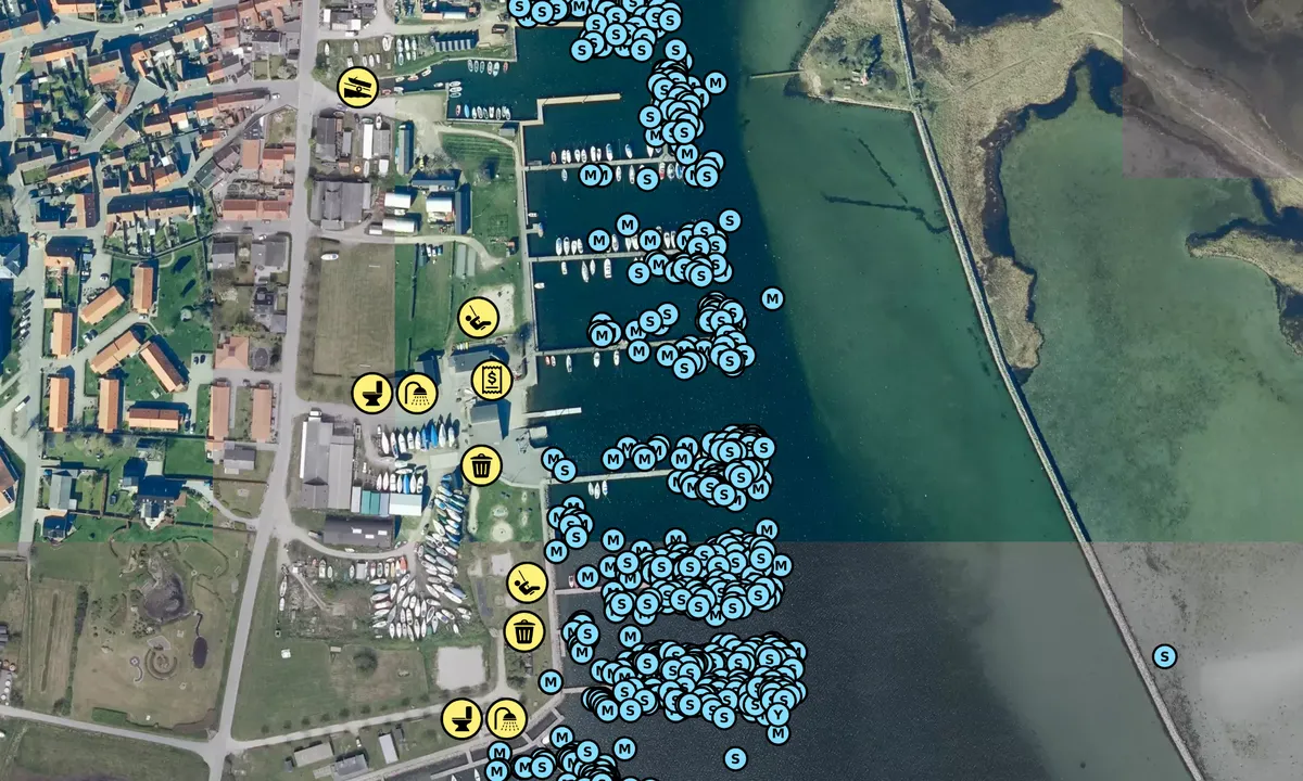 Satelite image of Marstal Havn og Lystbådehavn