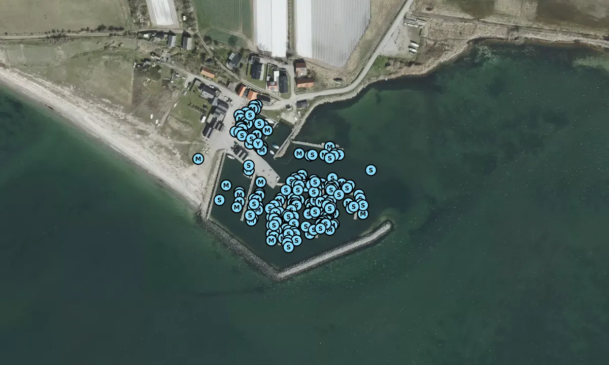 Satelite image of Mårup Havn