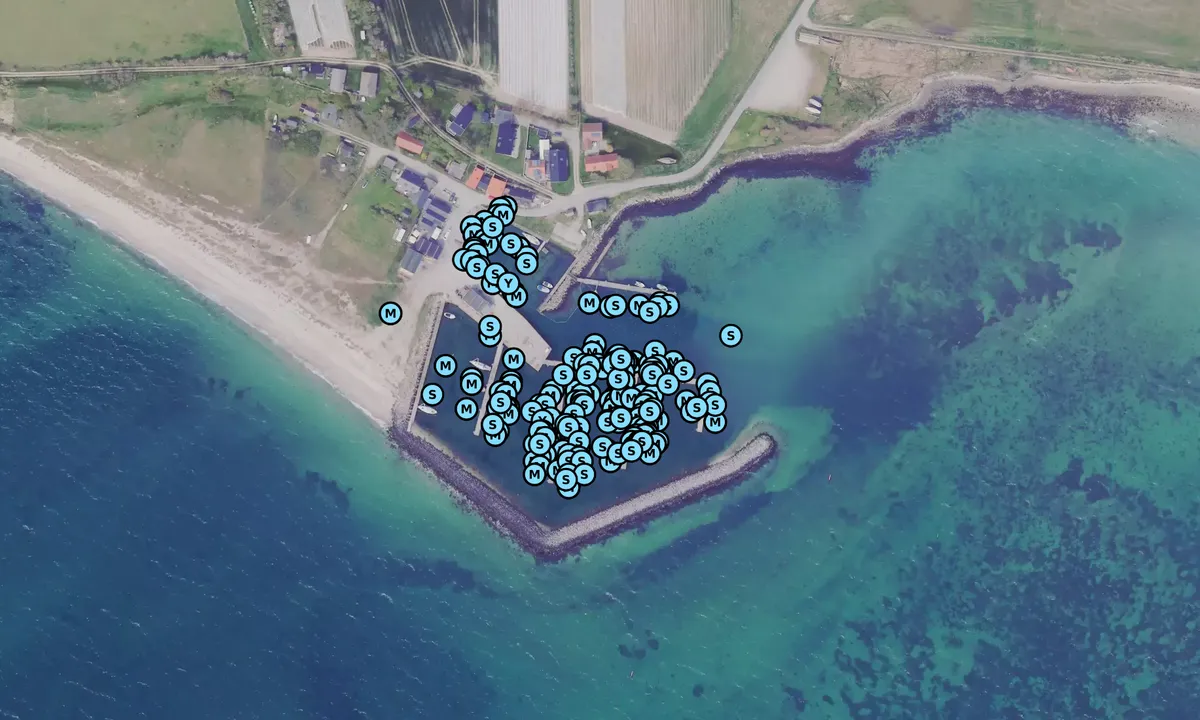 Satelite image of Mårup Havn