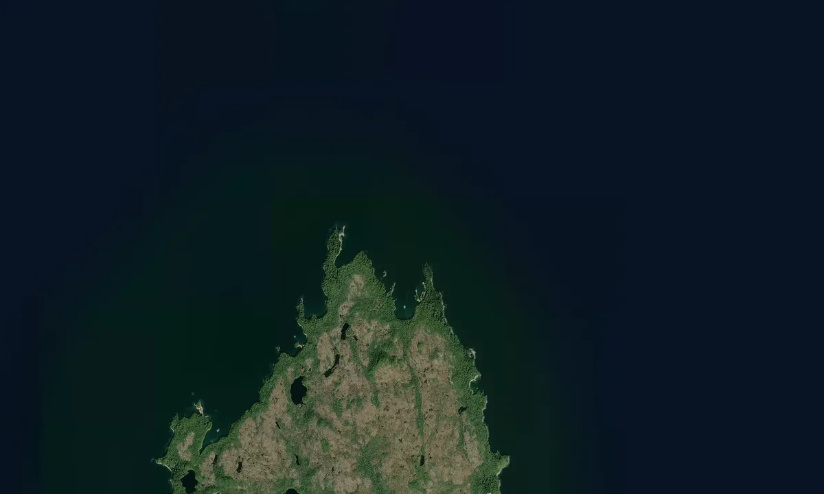 Flyfoto av Mary Island Anchorage