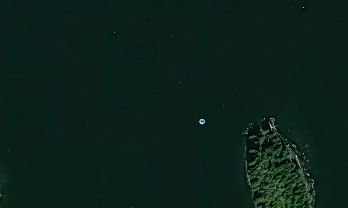 Satelite image of Mary Island Anchorage