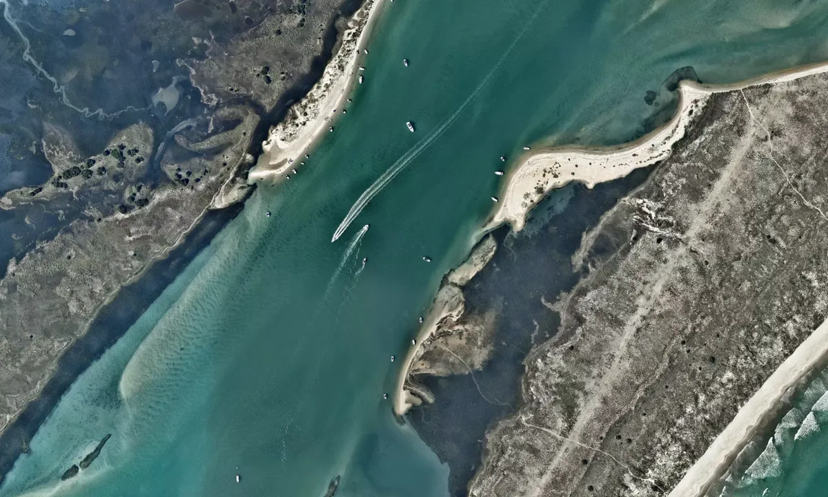 Flyfoto av Masonboro island anchorage