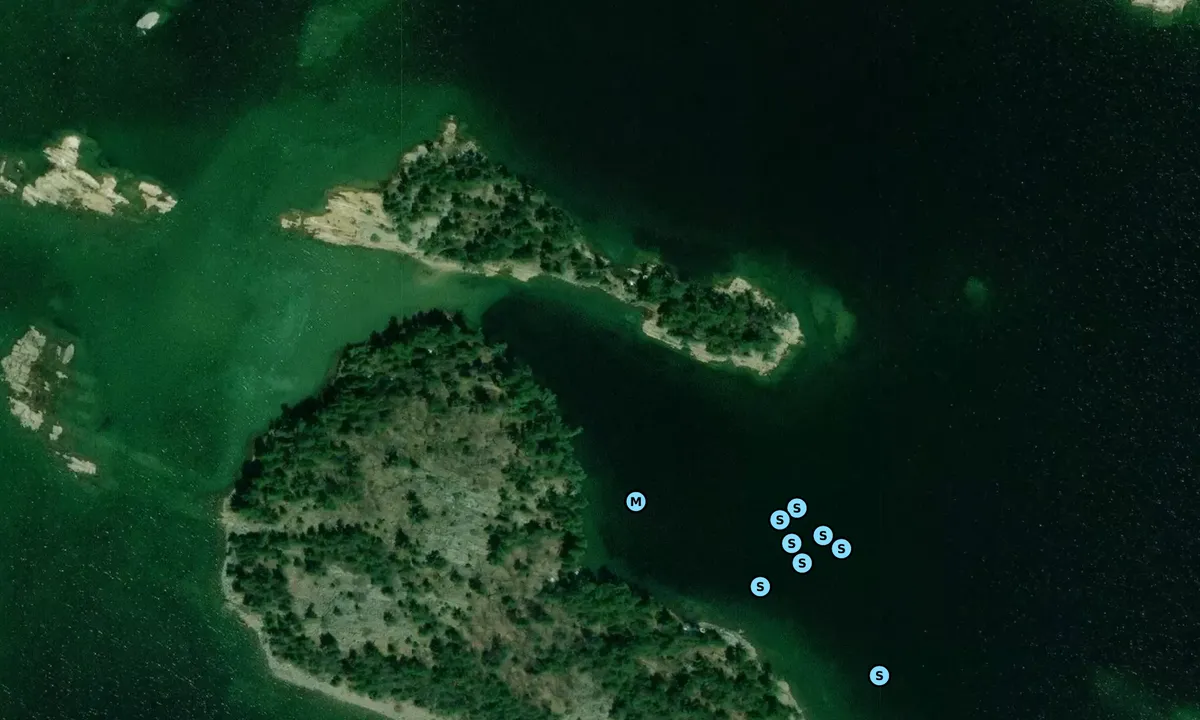 Satelite image of Matheson Island