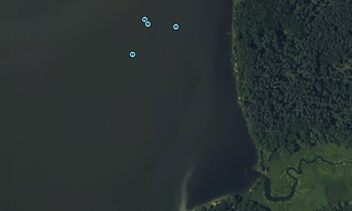 Satelite image of Mattawoman Creek - 2