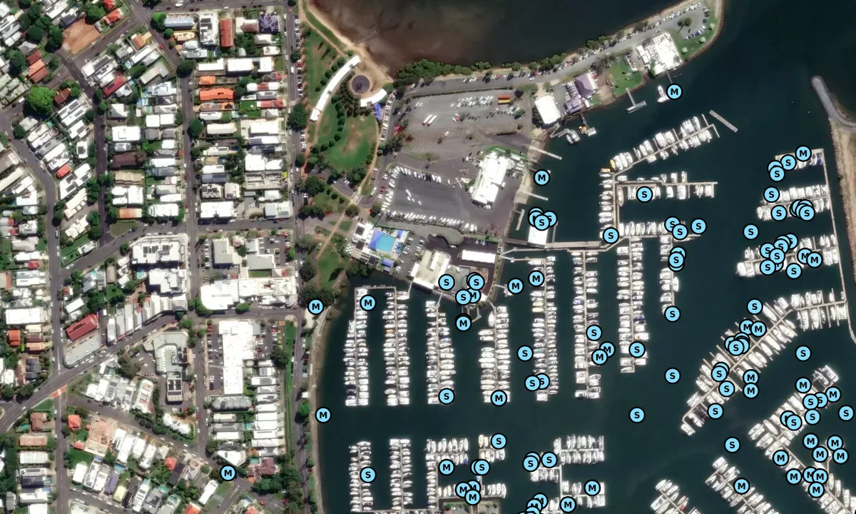 Satelite image of MBTBC Marina