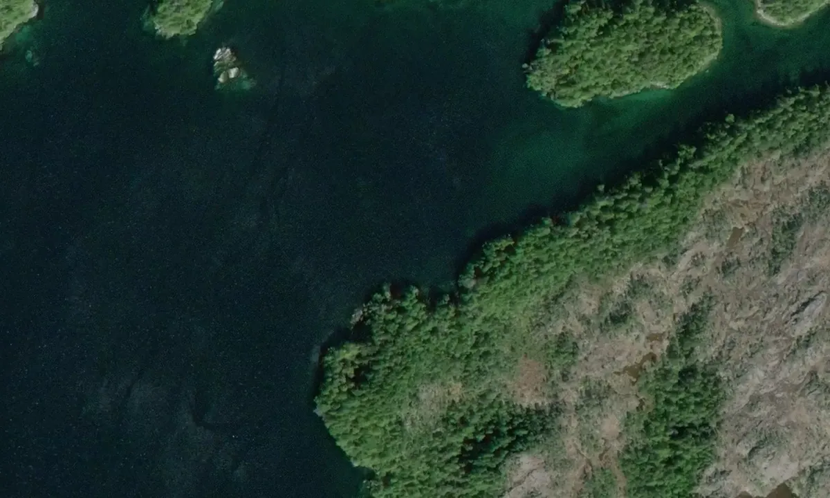 Satelite image of McMicking Inlet