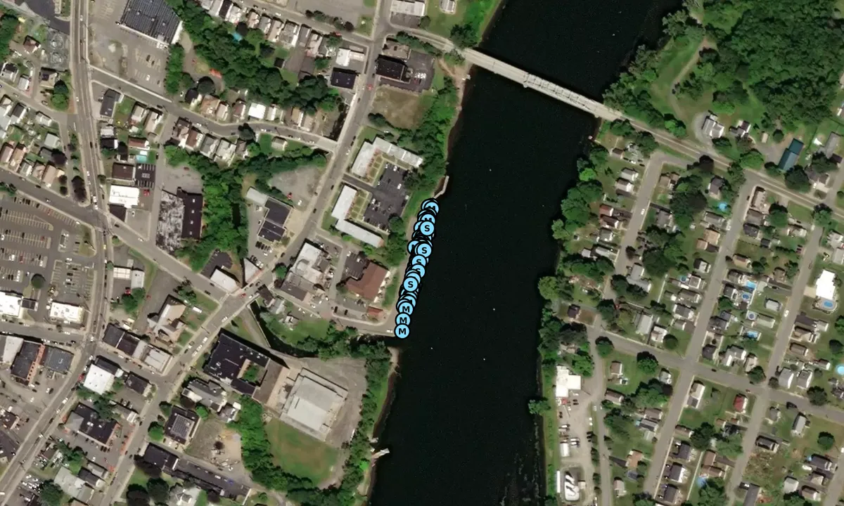 Satelite image of Mechanicville Terminal