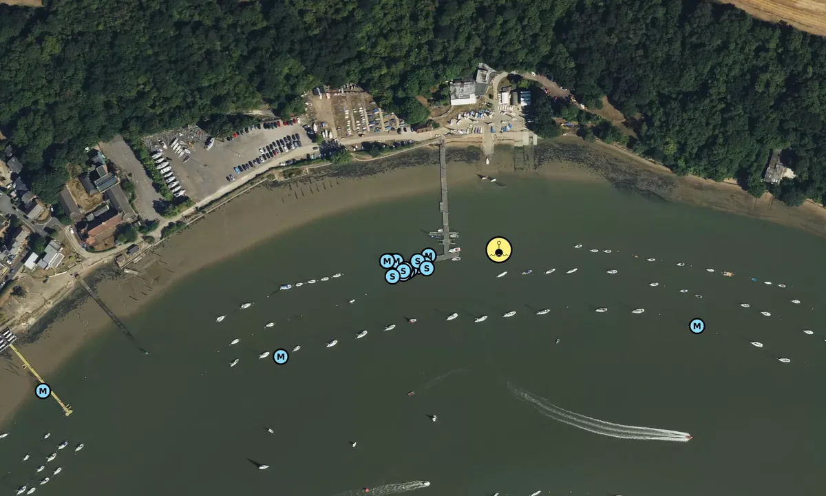 Satelite image of Medway yacht club