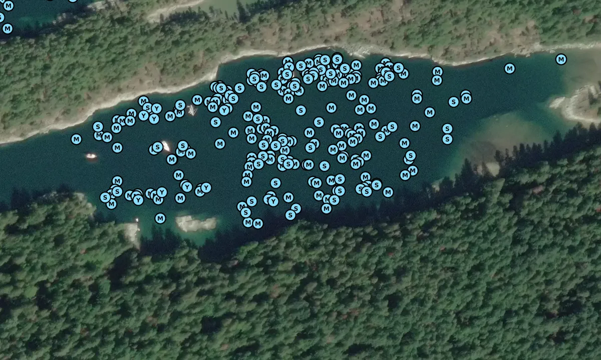 Satelite image of Melanie Cove