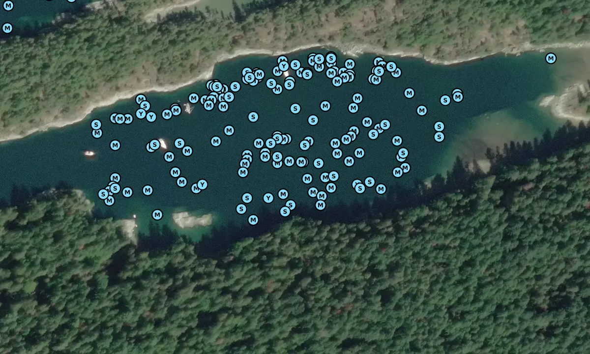 Satelite image of Melanie Cove
