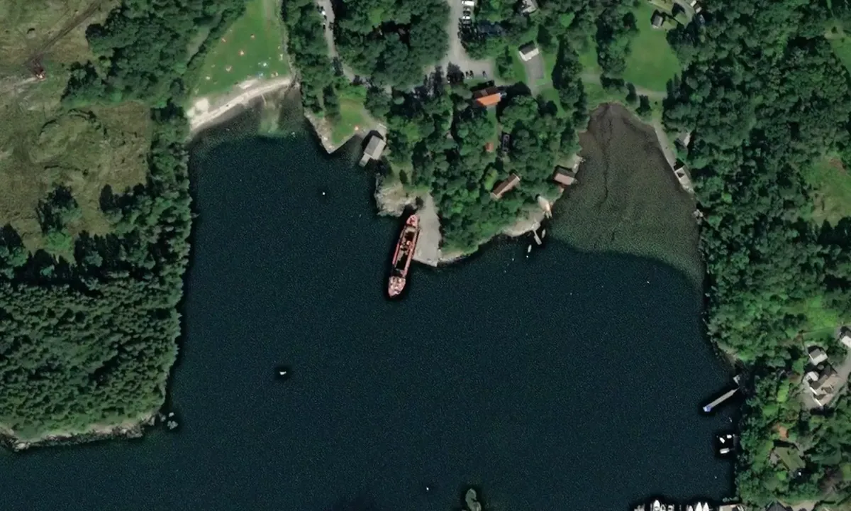 Flyfoto av Melkeviken