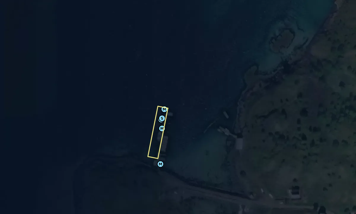 Satelite image of Meløyvær Småbåtforening