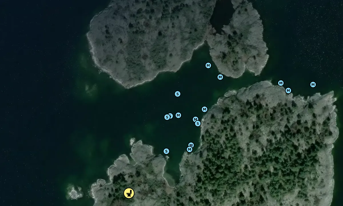 Satelite image of Melskären