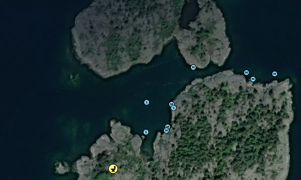 Satelite image of Melskären