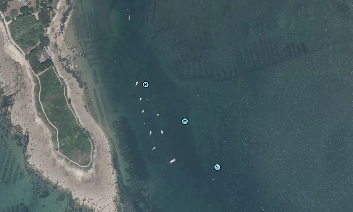 Satelite image of Men er Beleg