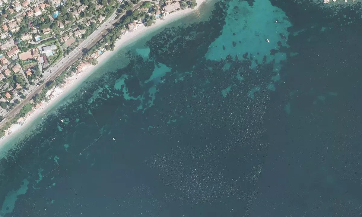 Flyfoto av Mer d'Èze