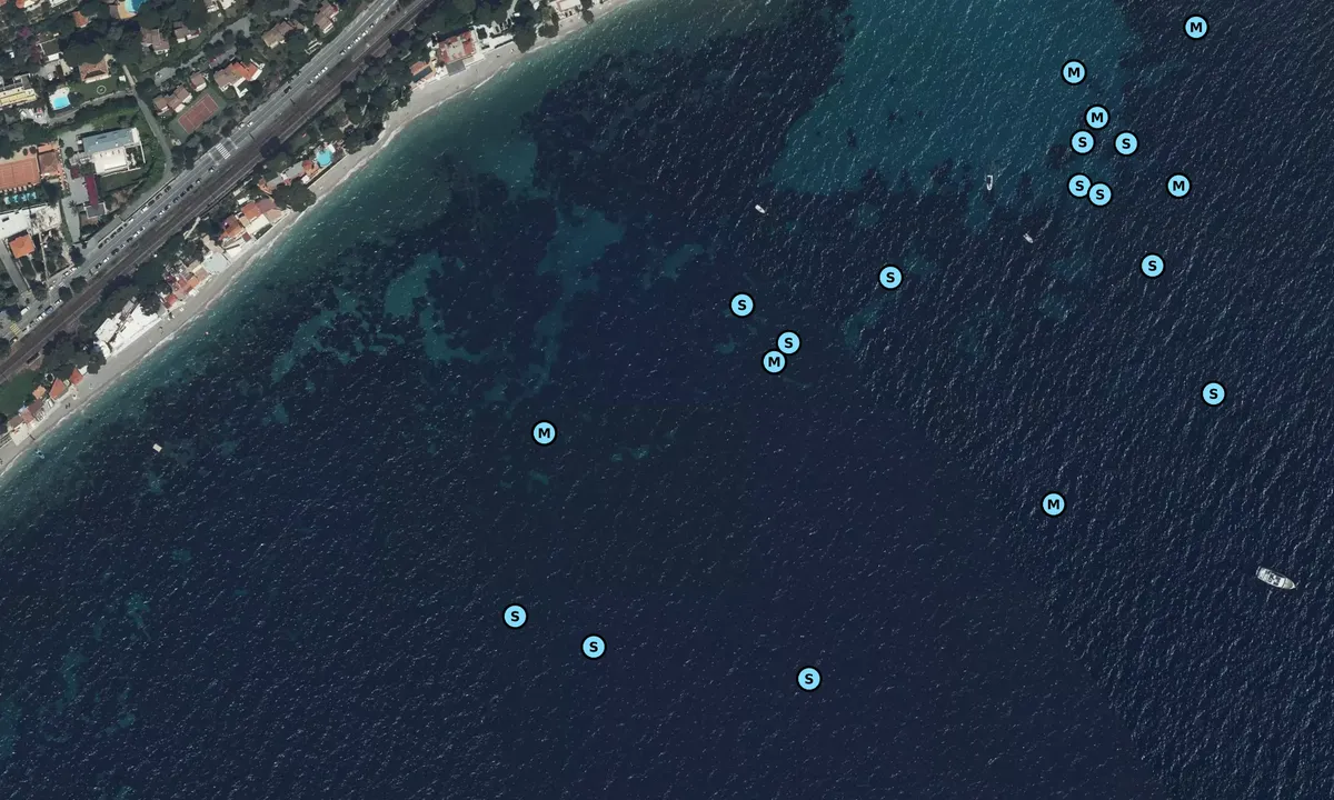 Satelite image of Mer d'Èze