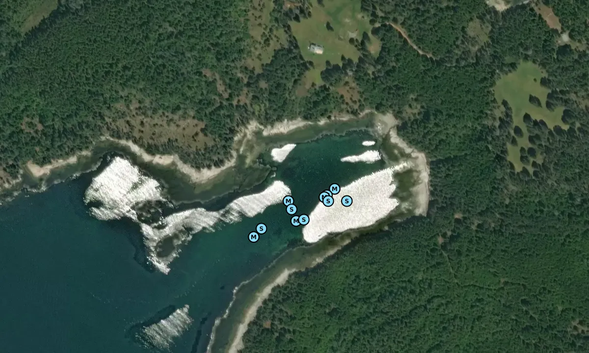 Satelite image of Merchant Cove