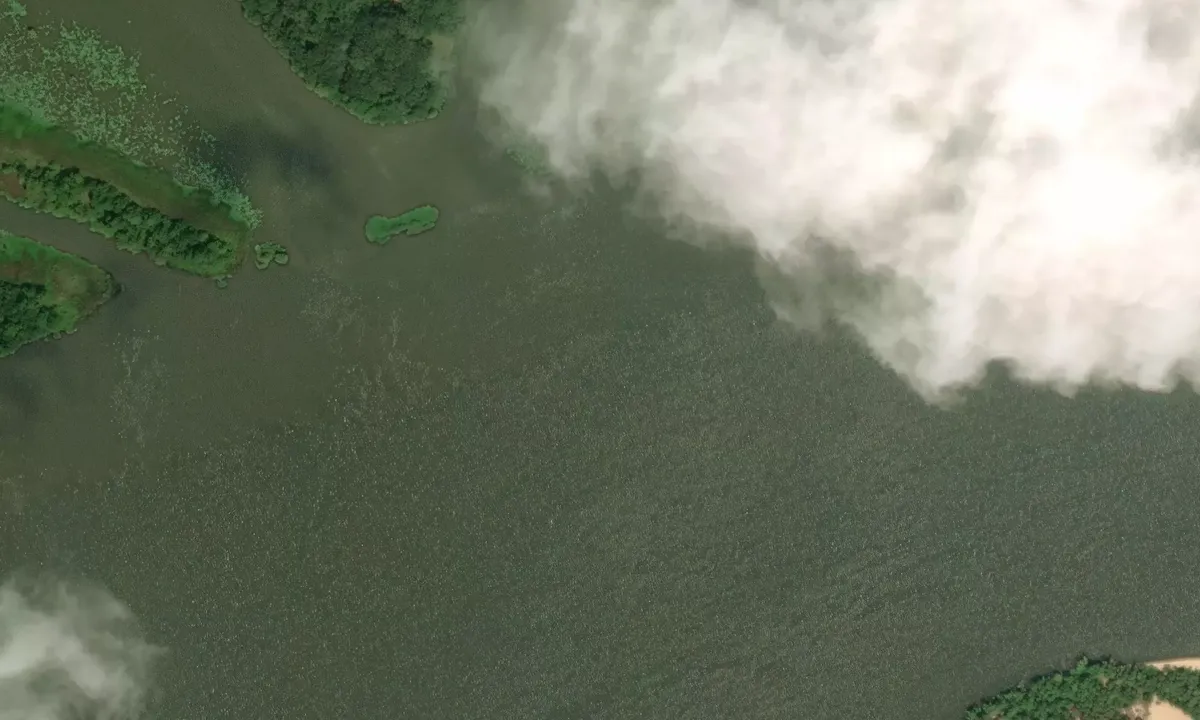 Satelite image of Merrisach Lake