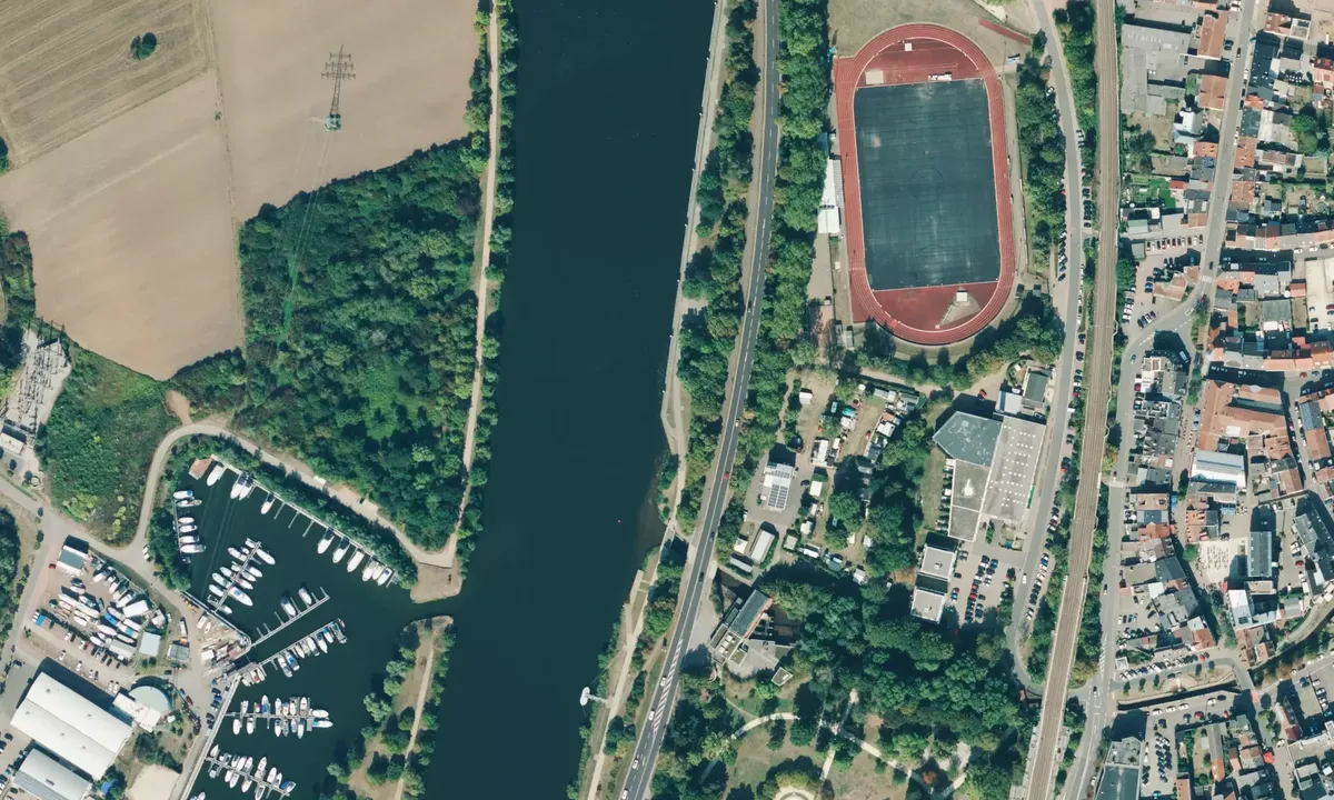 Satelite image of Merzig Quay
