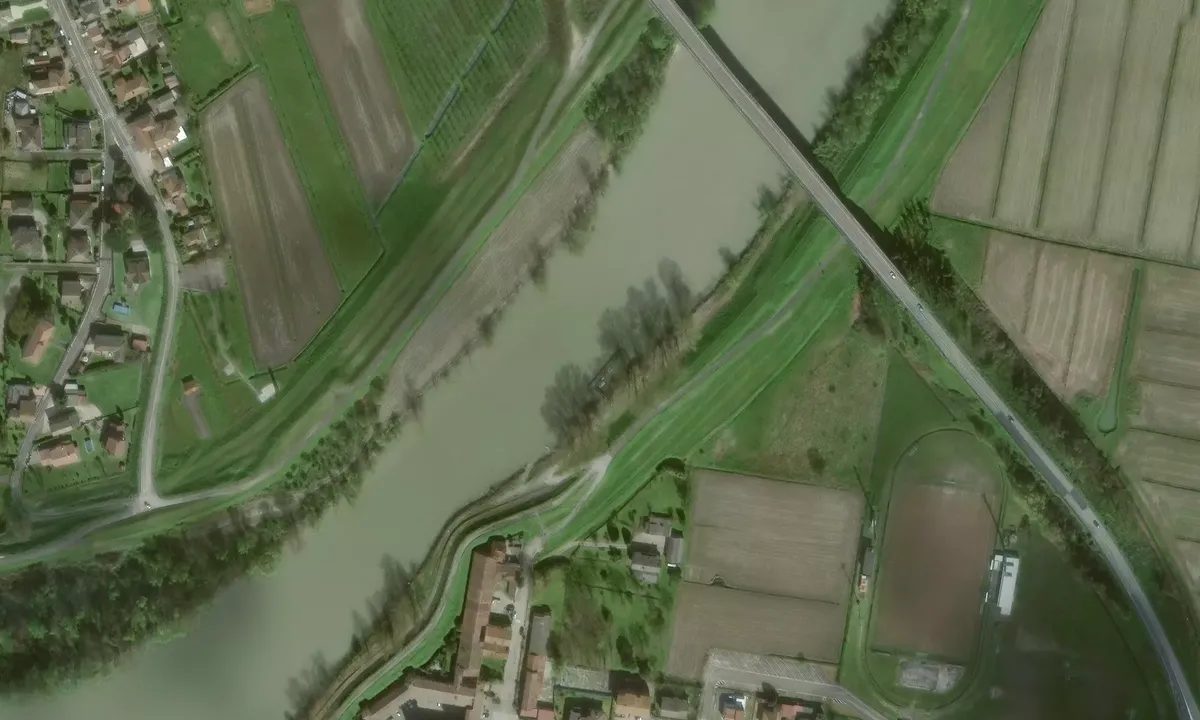 Satelite image of Mesola