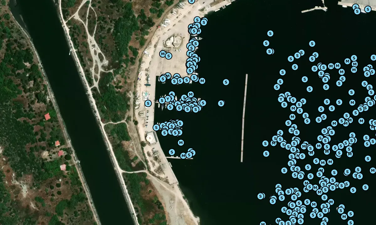 Satelite image of Messolonghi Marina