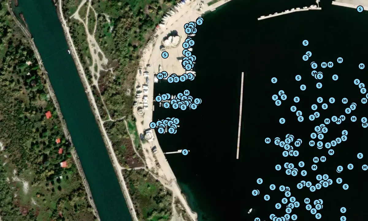 Satelite image of Messolonghi Marina