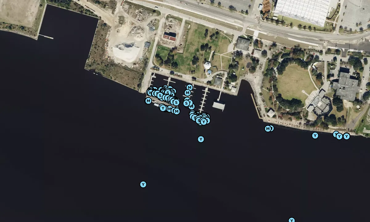 Satelite image of Metropolitan Park Marina