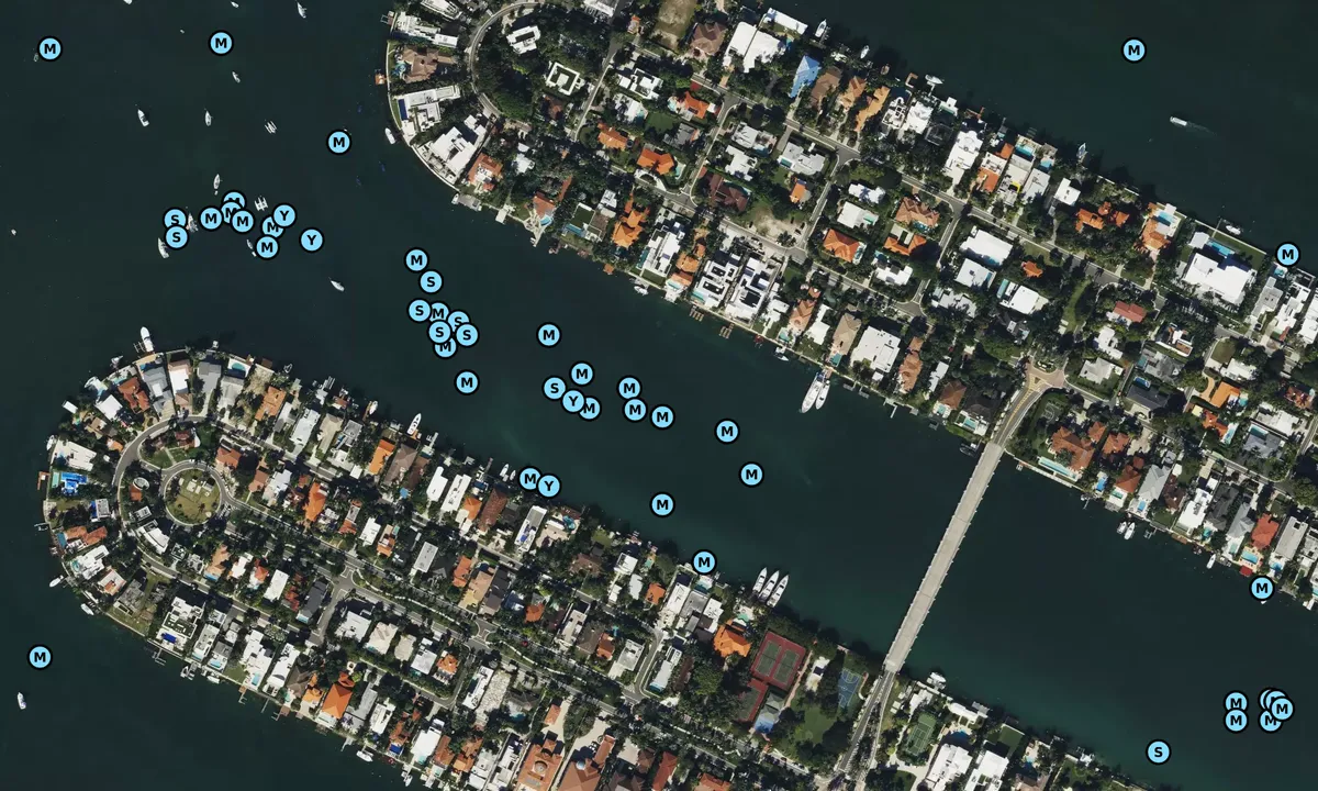 Satelite image of Miami Beach - 2